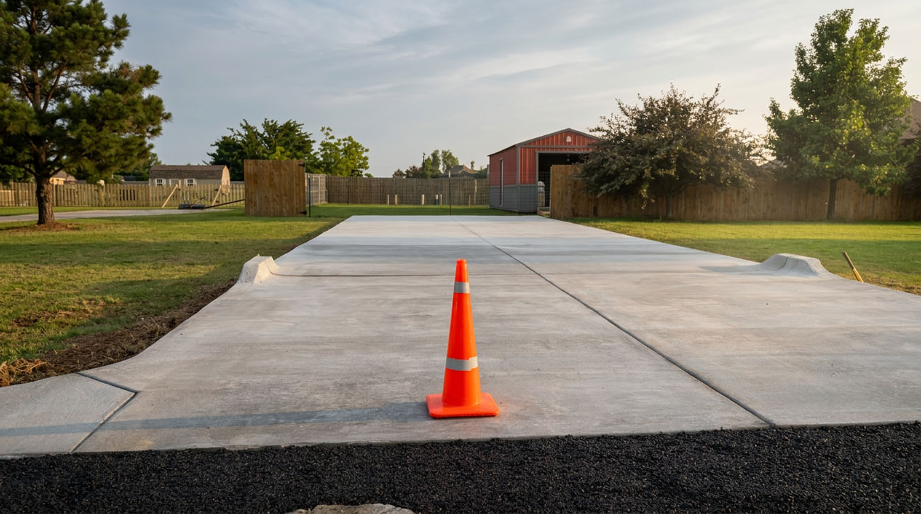 Concrete project by Oklahoma's Concrete Specialists