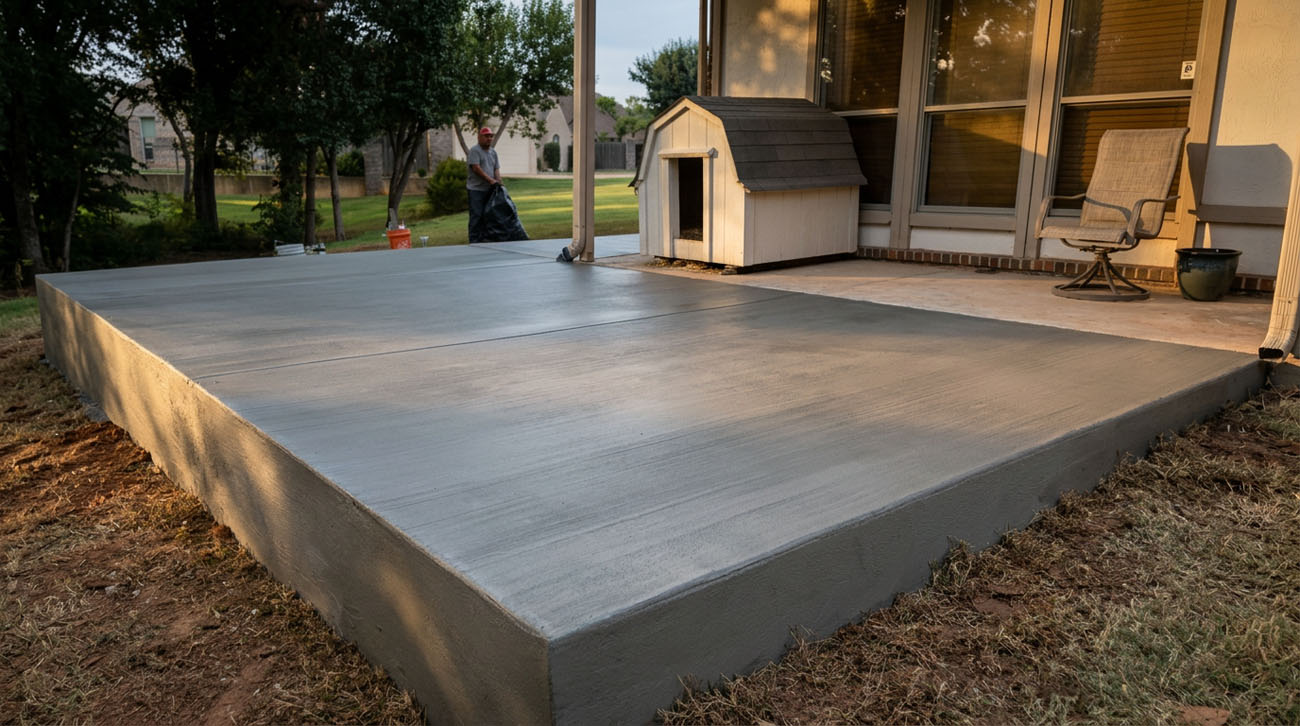 Concrete project by Oklahoma's Concrete Specialists